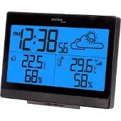 Technoline weerstation - WS 9252 - 140x100x47mm - zwart - met 1 buitensensor 50m - TL-WS9252