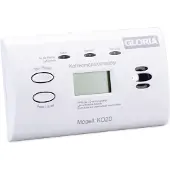 Gloria KO2D Koolmonoxidemelder werkt op batterijen Detectie van Koolmonoxide