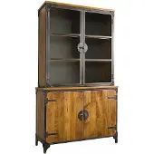 Tower Living Basto - Cabinet 4 drs. 2 part dresser (Bruin, 120x210x45cm)