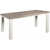 Tower Living Fleur - Dining table 240x100 - KD - square leg (Wit, 240x100x78cm)