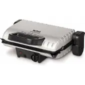 Tefal Minute Grill GC205012 Contactgrill - Barbecuestand - Regelbare temperatuur - Uitneembare Anti-aanbakplaten - Verticaal opbergen - 1600W - RVS