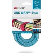 Velcro One Wrap Bindband 20 mm x 230 mm, 25 stuks, turkoois