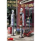 MiniArt 1:35 MiniArt 35616 French petrol station 1930-40's Plastic Modelbouwpakket