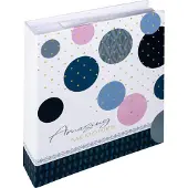 Walther design ME-487-L Amazing Memories - Memo insteekalbum - Formaat 25 x 28 cm - 200 foto's 13 x 18 cm - Blauw