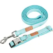 Zolux hondenriem imao piccadilly turquoise 120x1,5 cm