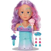Baby Born Styling Head Mermaid Roze