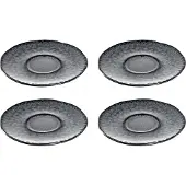 Leonardo Koffieschotel Matera Grijs 11 cm (4-Delig)