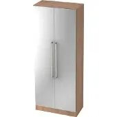 Hjh OFFICE PRO SIGNA G 7100 CE - Walnoot/Zilver Hoogte van de map | 5 OH Kast Chrome metaal handgreep