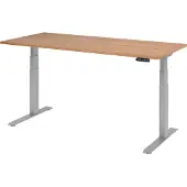 Hjh OFFICE PRO XDKB 19 S - 180 x 80 Walnoot Tafelhoogte I Elektrisch in hoogte verstelbaar