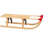 Sport-Thieme Davos Slee - Slede - M - 90 cm - Hout - Rood