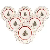 Villeroy & Boch Ontbijtbord Toy's Delight Wit (6-Delig)