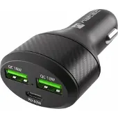 Natec Coney, auto-adapter, sigarettenaansteker, 20V, zwart