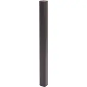 MCW Aluminium paal Sarthe WPC afrastering, pijlerpaal, insteeksysteem ~ 98cm, antraciet