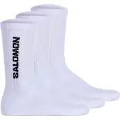 Salomon Everyday Crew 3-Pair Socks White Unisex