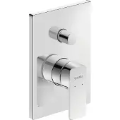 Duravit Manhattan - Inbouwkraan, voor 2 functies, met inbouwdeel, chroom MH4210008010