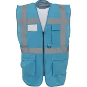 Yoko YK801 Multi-Functional Executive Waistcoat - Blauw