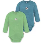 Normani Rompertje/body 'Auckland' blauw / groen / gemengde kleuren