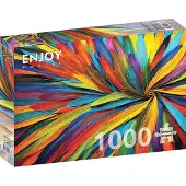 Enjoy Puzzle Colorful Feathers Puzzel (1000 stukjes)
