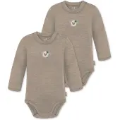 Normani Rompertje/body 'Tuai' beige / gemengde kleuren