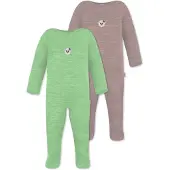 Normani Rompertje/body 'Levin' beige / groen