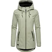 Ragwear Winterjas 'Zuzka' pastelgroen / zwart