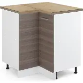 Vicco R-Line Hoekkast – 75.6 cm, WB Eik Edel grijs