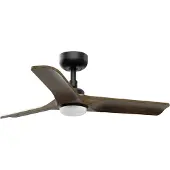 Faro Heywood Plafondventilator Black | Dark Wood | S (Ø90cm) | LED