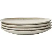 Fonq Mixed Ceramics Ontbijtborden 4st. - Ø 22 cm - Crème