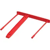 BANKERS BOX Archiefclip 0089602 Rood 100 stuks/pak 100 stuk(s)