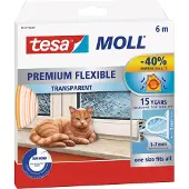 TESA Tochtband Premium Flexible Transparant 6m