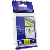 Brother Tape TZe-M31 Zwart op transparant (12 mm)