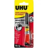 UHU sekundenlijm bliksemsnelle PIPET, 10 g