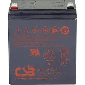CSB HR 1221W high-rate Loodaccu 12 V 5 Ah Loodvlies (AGM) (b x h x d) 90 x 106 x 70 mm Kabelschoen 6.35 mm Onderhoudsvrij, Geringe zelfontlading