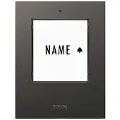 M-E Modern-Electronics 41303 Zender voor Draadloze deurbel Verlicht, Met naambord
