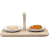 LSA International Serveerplank L.S.A. Dine met 2 Schalen Laag