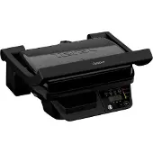 Tefal GC7P08 Indoor Grill en Grillplaat - Optigrill-technologie - 6 automatische kookprogramma's - Diktesensor - Roestvrijstalen afwerking