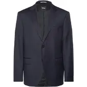 BOSS ONE Regular-fit colbert van scheerwollen sergestof
