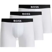 BOSS Boxershorts zwart / wit