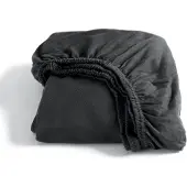Cinderella - Hoeslaken - tot 35 cm matrashoogte - Double Jersey - 180x200/210 - Antraciet