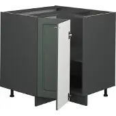 Vicco Fame-Line Hoekkast – 80.5 cm, WB Eik Groen-Goud Landhuis