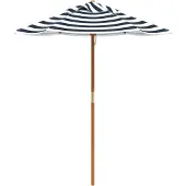vidaXL Parasol voor kinderen met houten paal Ø120x140 cm