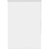 vidaXL Rolgordijn verduisterend 110x150 cm stofbreedte 105,7 cm wit