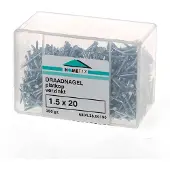 Hoenderdaal Draadnagel plat geruite kop gegalvaniseerd 1.5 x 20mm 350 gram