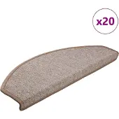 vidaXL Zelfklevende trapmatten 20 st 65 x 24 x 4 cm Non-Slip