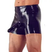Late X Latex Fetish Broek met Anaal Ballon en Sleeve