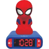 Marvel Wekker met Nachtlampje 3D-ontwerp SpiderMan en geluidseffecten