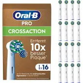 Oral-B Pro Cross Action - Opzetborstels - Met CleanMaximiser Technologie - 16 Stuks