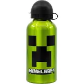 Minecraft aluminium drinkbeker / drinkfles - 400 ml - groen