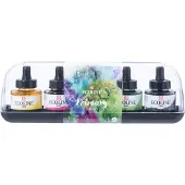Ecoline inkt set - 5 stuks - primaire kleuren
