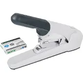 Leitz Heavy Duty Flat Clinch Nietmachine - Niet tot 60 Vel - Inclusief 1000 Nietjes - Zilver